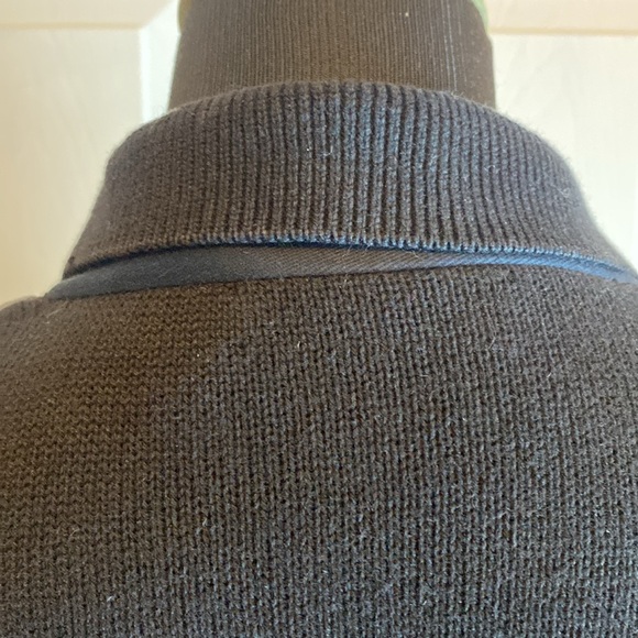 Lauren Ralph Lauren Black Puffer Sweater Coat Sz M - Picture 9 of 12